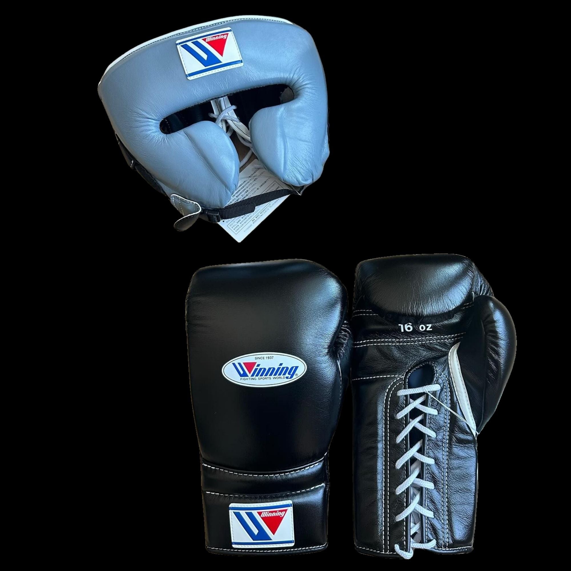 Black GREY Winning Boxing Gloves set, Winning Boxing Glove winning head guard, winning boxing set Winning Lace up Boxing Glove set, Boxing Glove set, Winning boxing gear set, PF Fitness Gear, Winning set, PF FITNESS GEAR winning gear, winning Boxing Glove, Winning groins